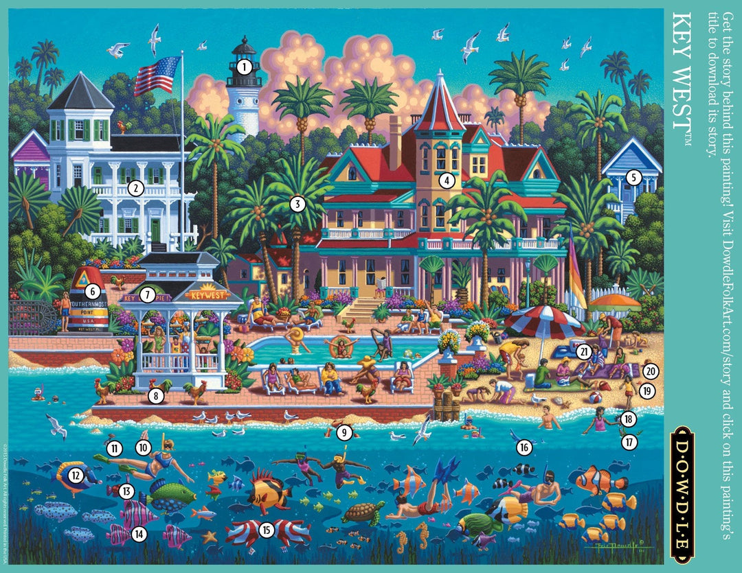 Key West - Mini Puzzle - 250 Piece