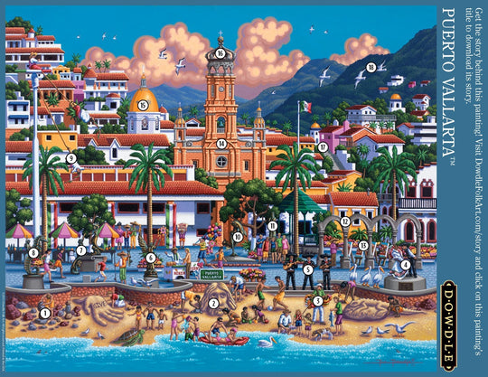 Puerto Vallarta - Mini Puzzle - 250 Piece