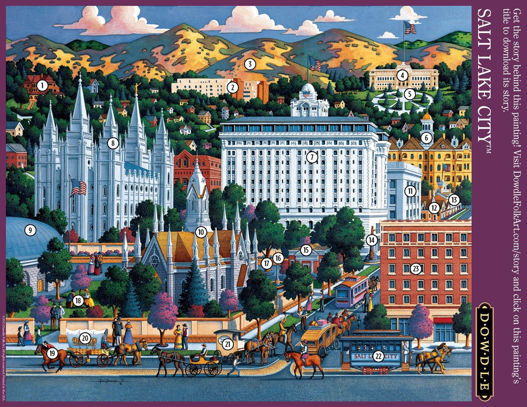Salt Lake City - Mini Puzzle - 250 Piece