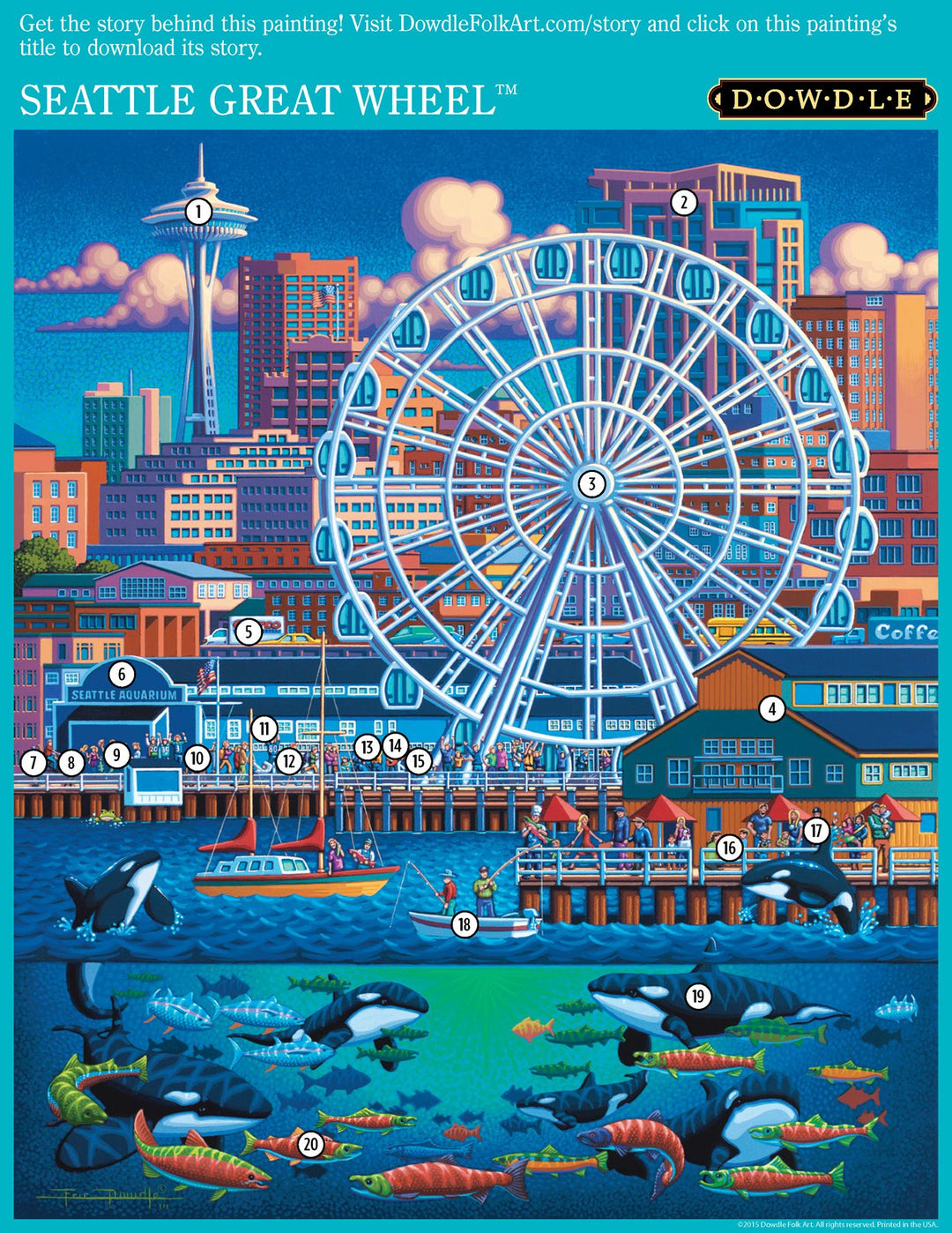Seattle Great Wheel - 500 Piece