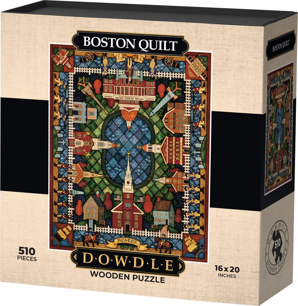 Boston Quilt - Wooden Puzzle