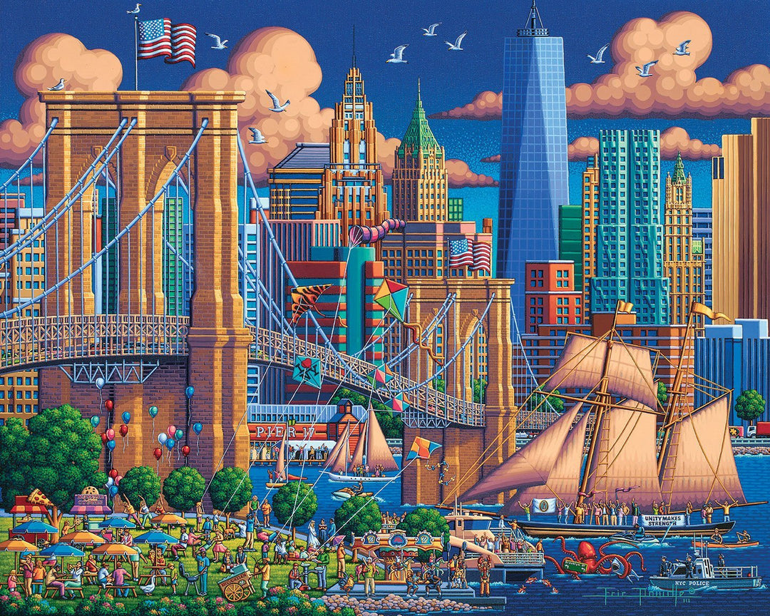 Brooklyn Bridge Poster Print