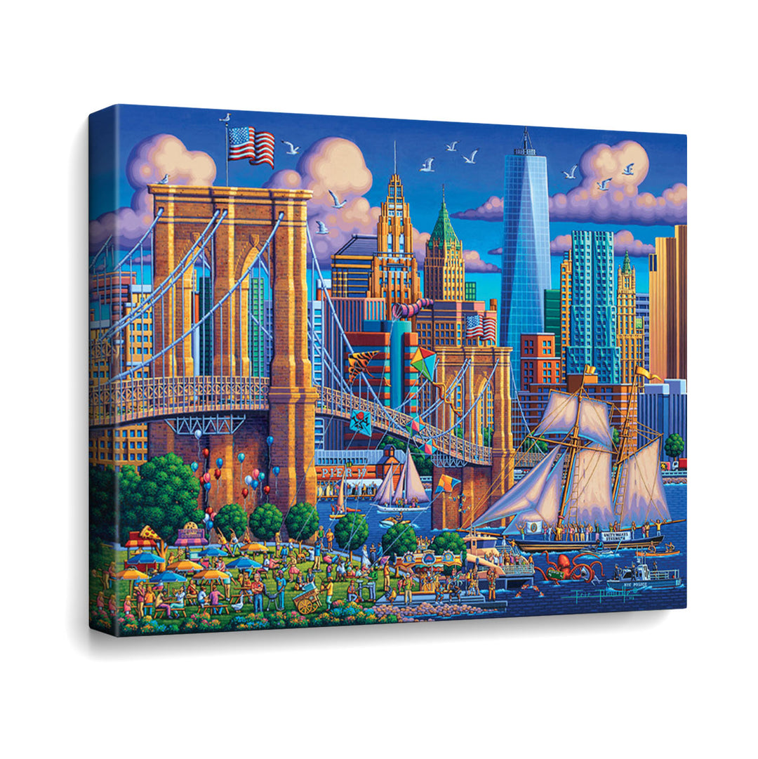 Brooklyn Bridge Canvas Gallery Wrap