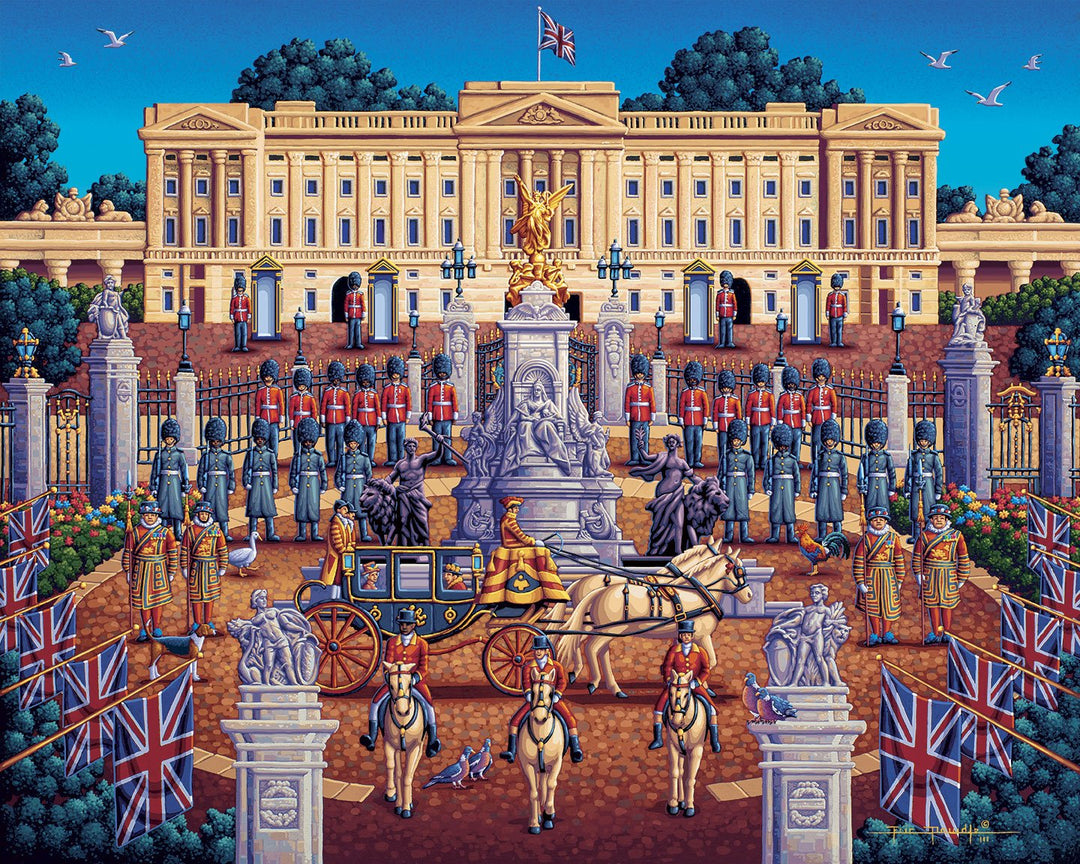 Buckingham Palace Canvas Gallery Wrap