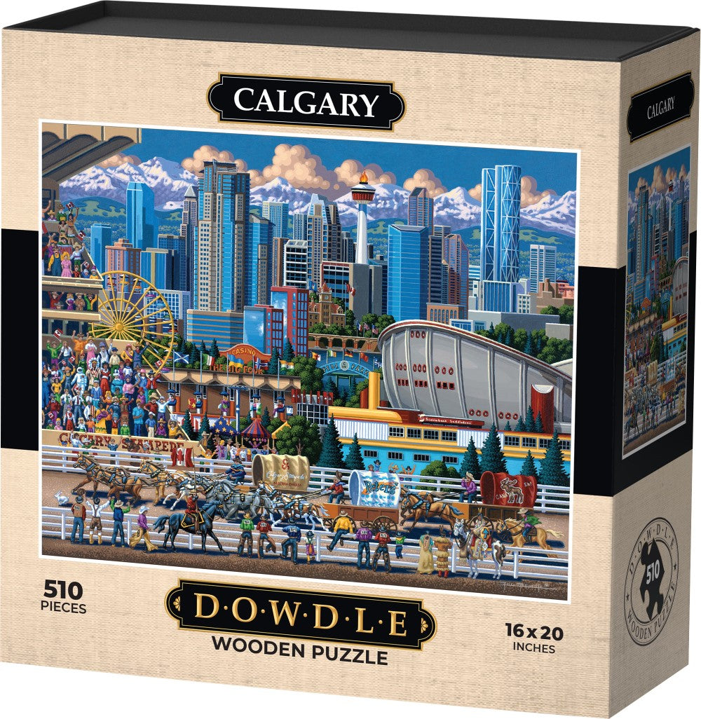 Calgary - Wooden Puzzle