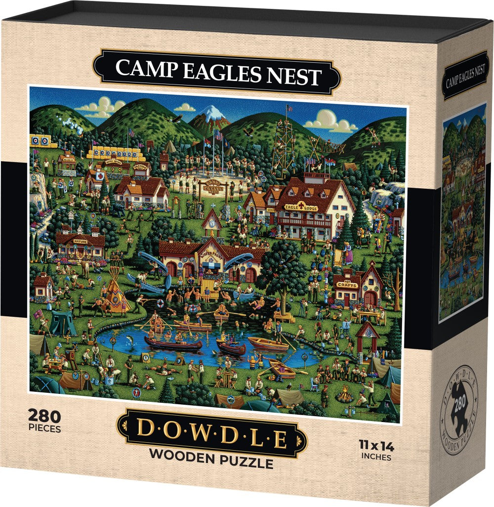Camp Eagles Nest - Wooden Puzzle