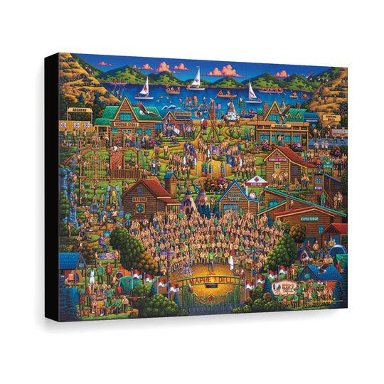 Camp Maple Dell - Canvas Gallery Wrap