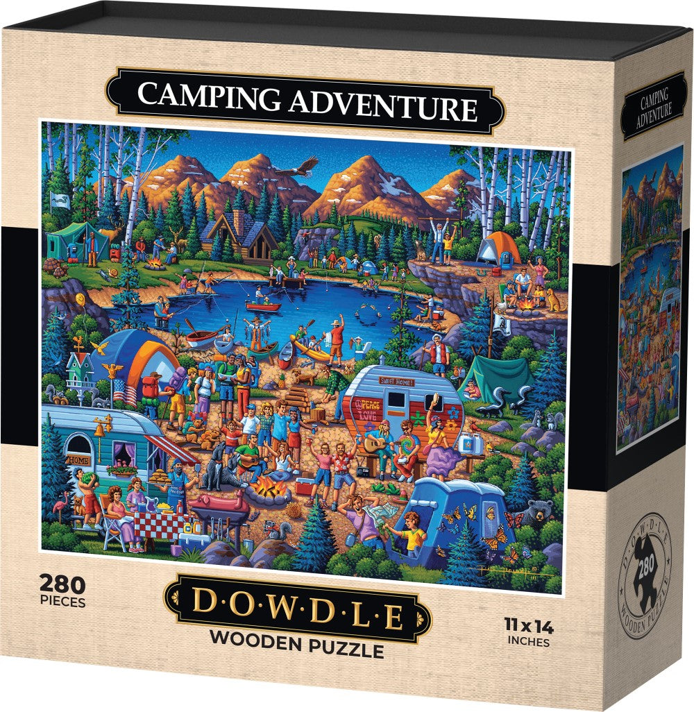 Camping Adventure - Wooden Puzzle