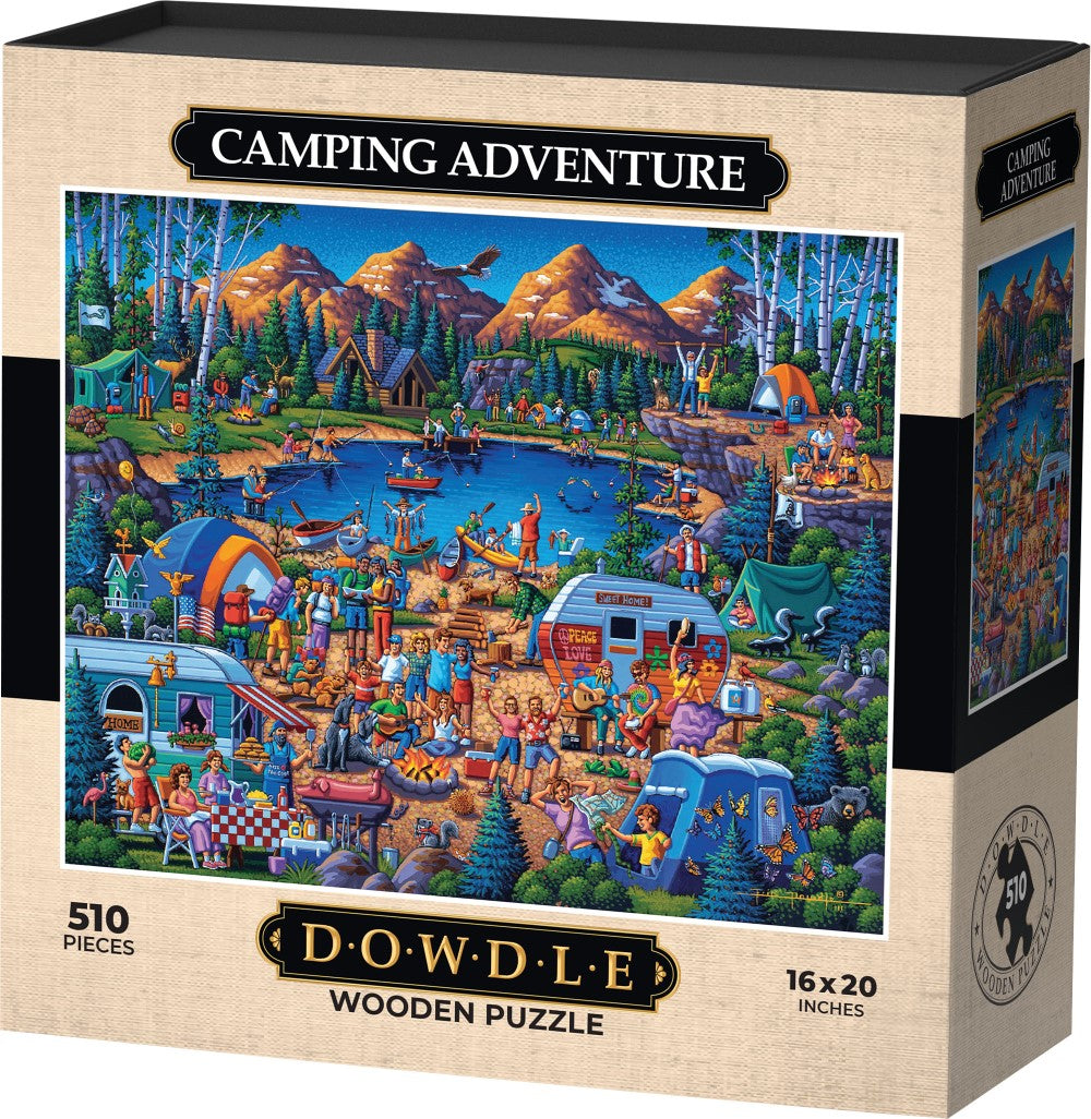 Camping Adventure - Wooden Puzzle