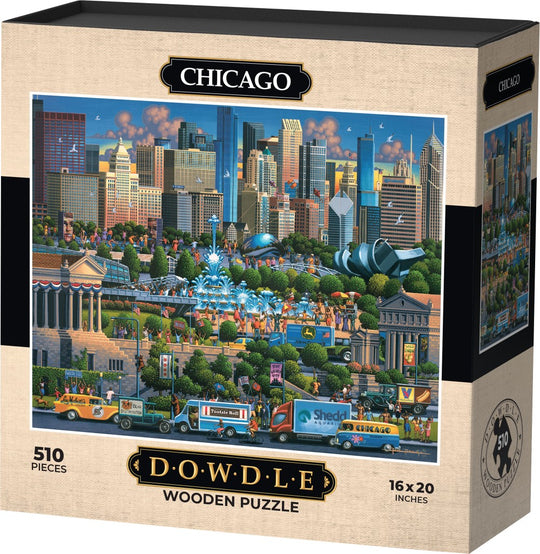 Chicago - Wooden Puzzle
