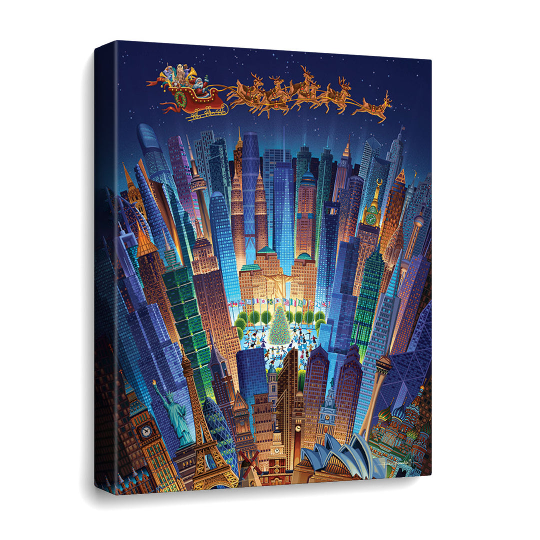 Christmas Around the World Canvas Gallery Wrap