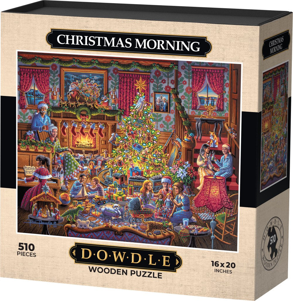 Christmas Morning - Wooden Puzzle