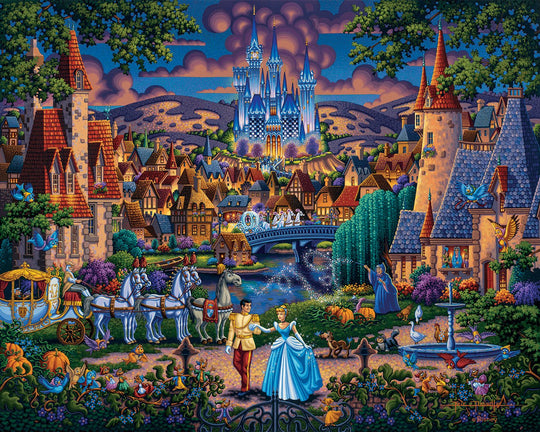 Cinderella's Enchanted Evening Gallery Wrap Canvas