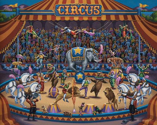 Circus Stars Canvas Gallery Wrap
