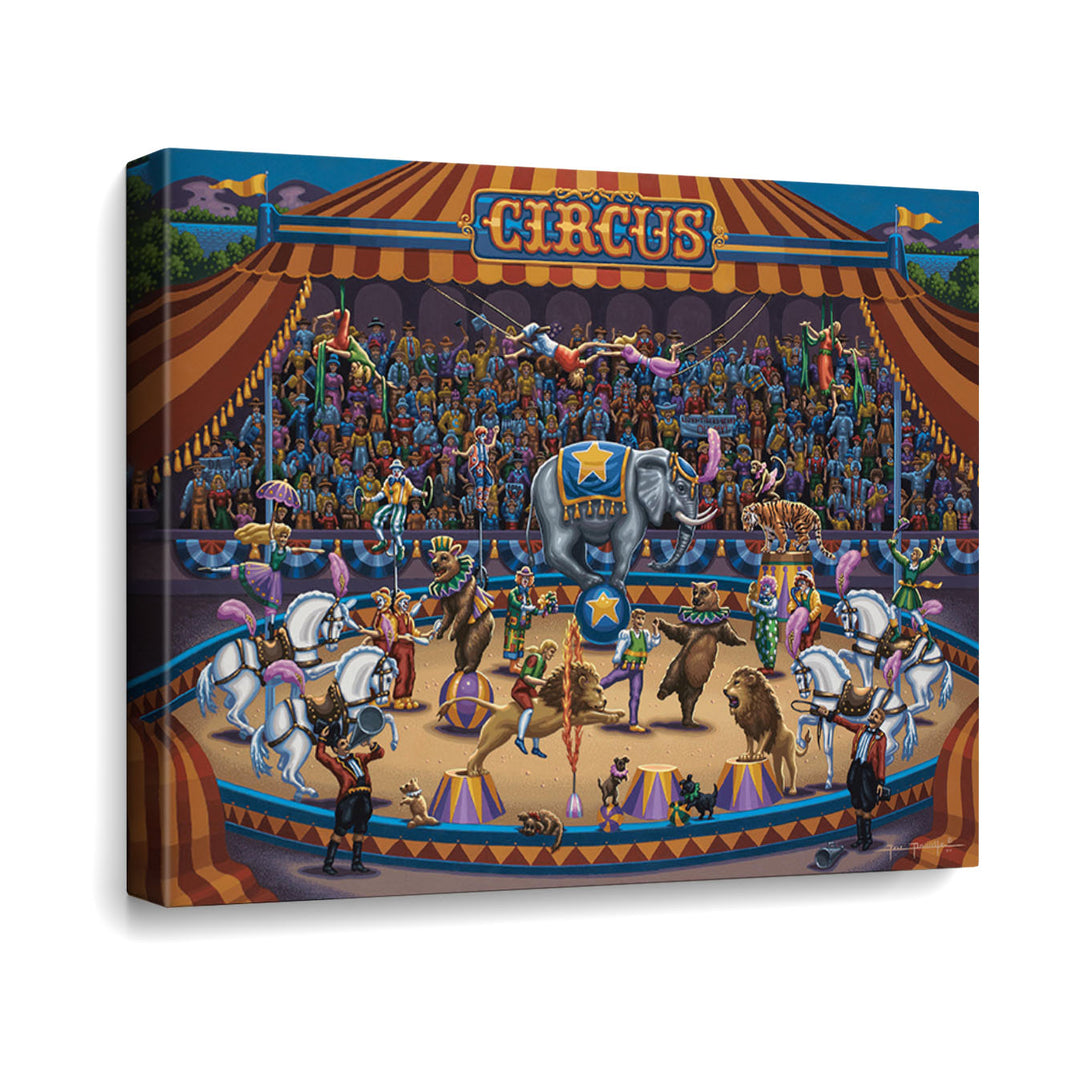 Circus Stars Canvas Gallery Wrap