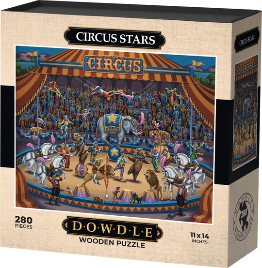 Circus Stars - Wooden Puzzle