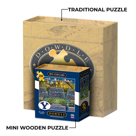 BYU Cougars - Mini Puzzle - 250 Piece