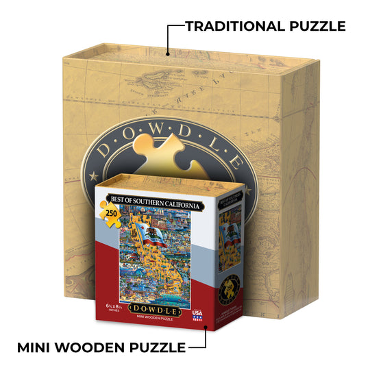 Best of Southern California - Mini Puzzle - 250 Piece