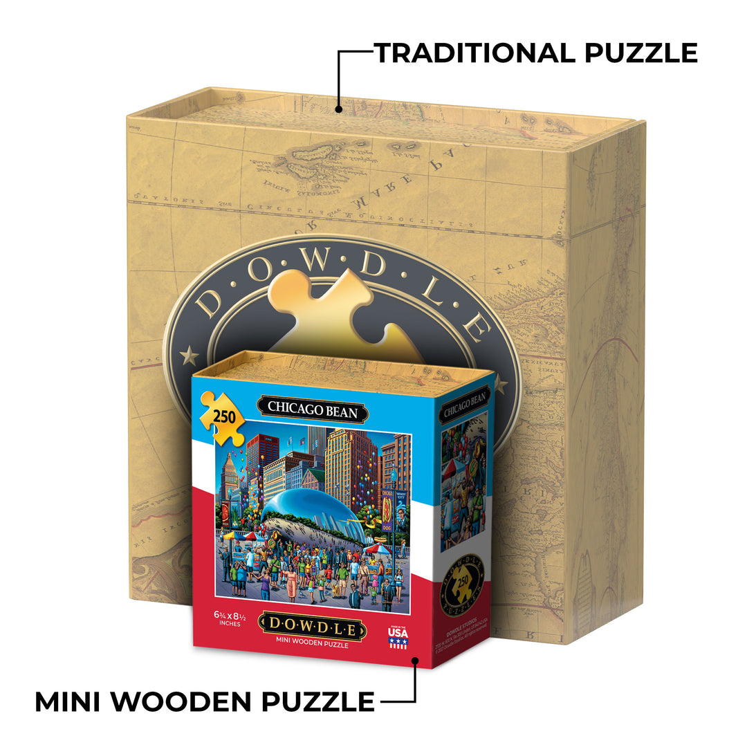Chicago Bean - Mini Puzzle - 250 Piece