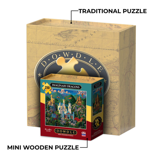 Imaginary Dragons - Mini Puzzle - 250 Piece