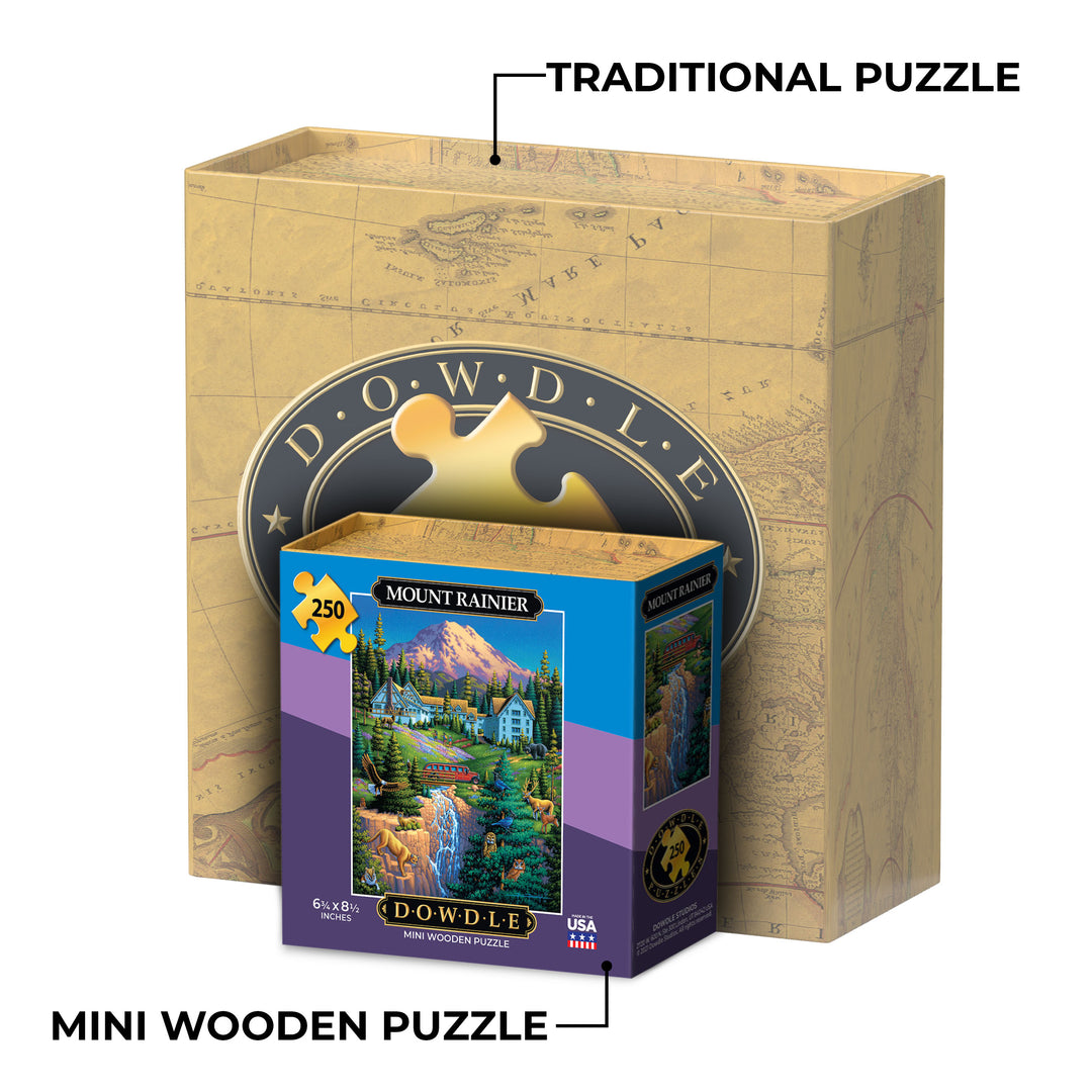 Mount Rainier National Park - Mini Puzzle - 250 Piece