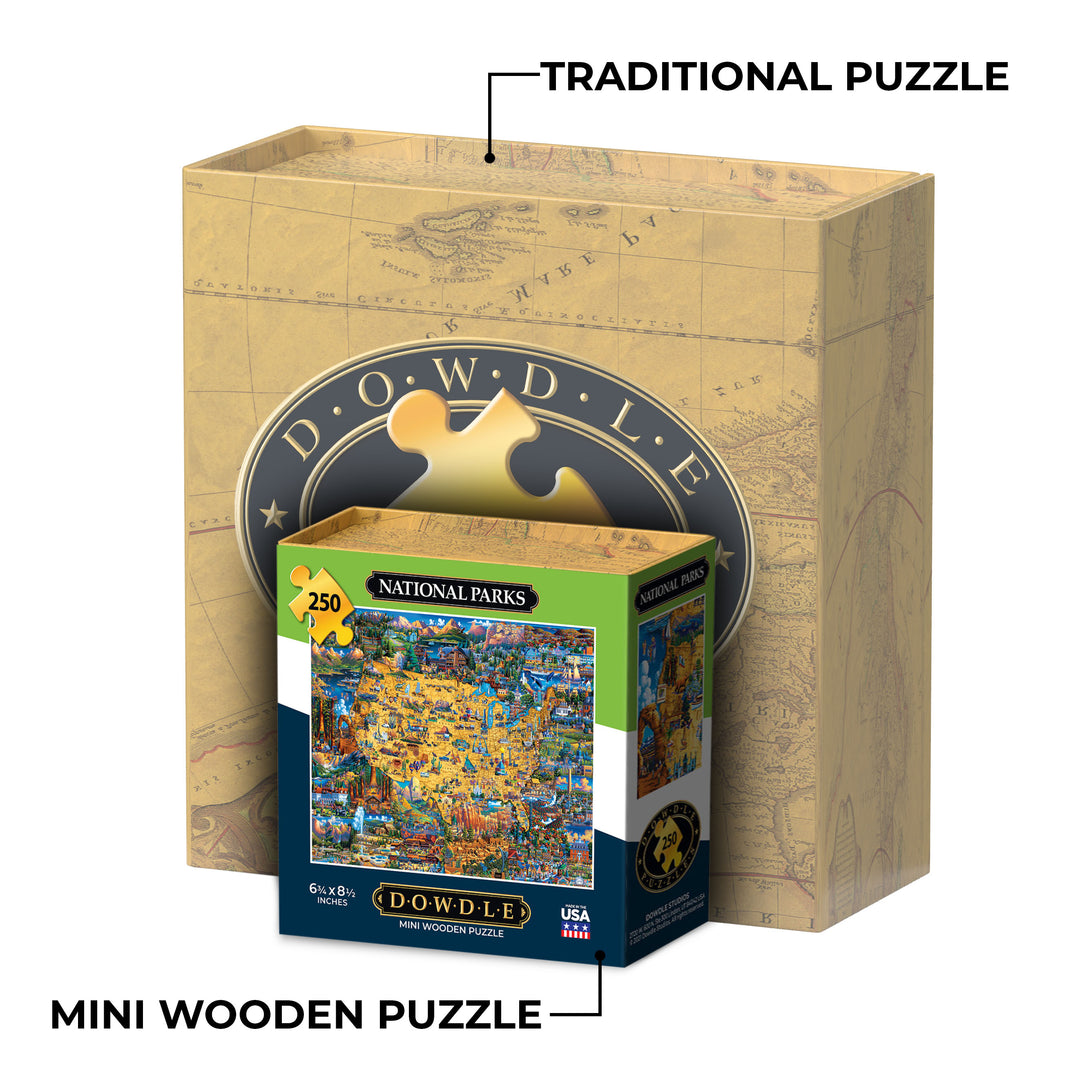 National Parks - Mini Puzzle - 250 Piece