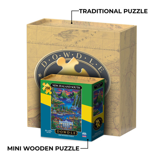 New Zealand South - Mini Puzzle - 250 Piece