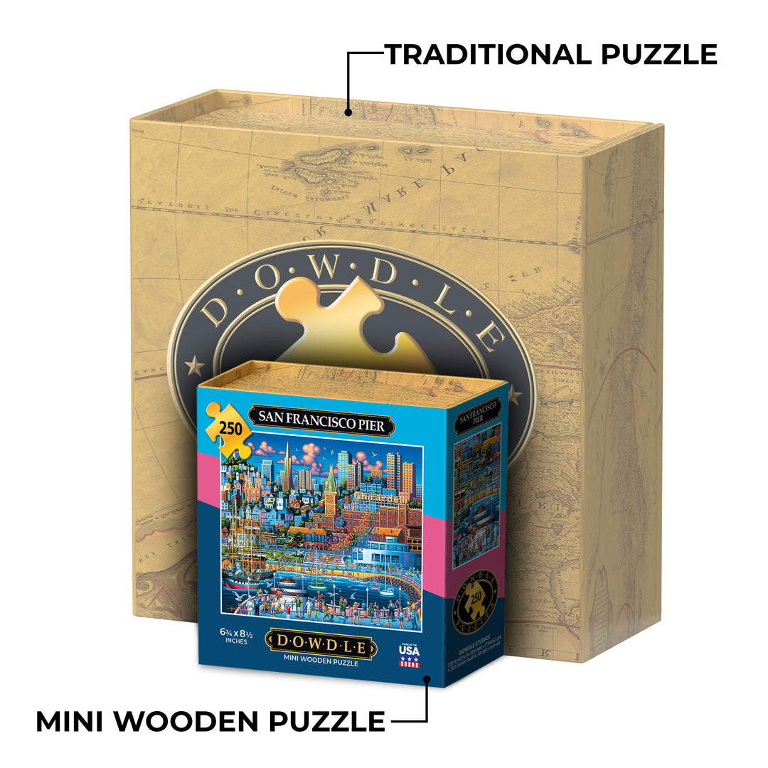 San Francisco Pier - Mini Puzzle - 250 Piece