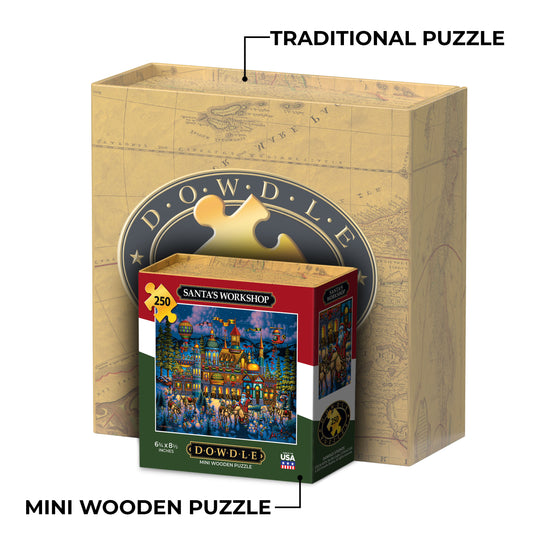 Santa's Workshop - Mini Puzzle - 250 Piece