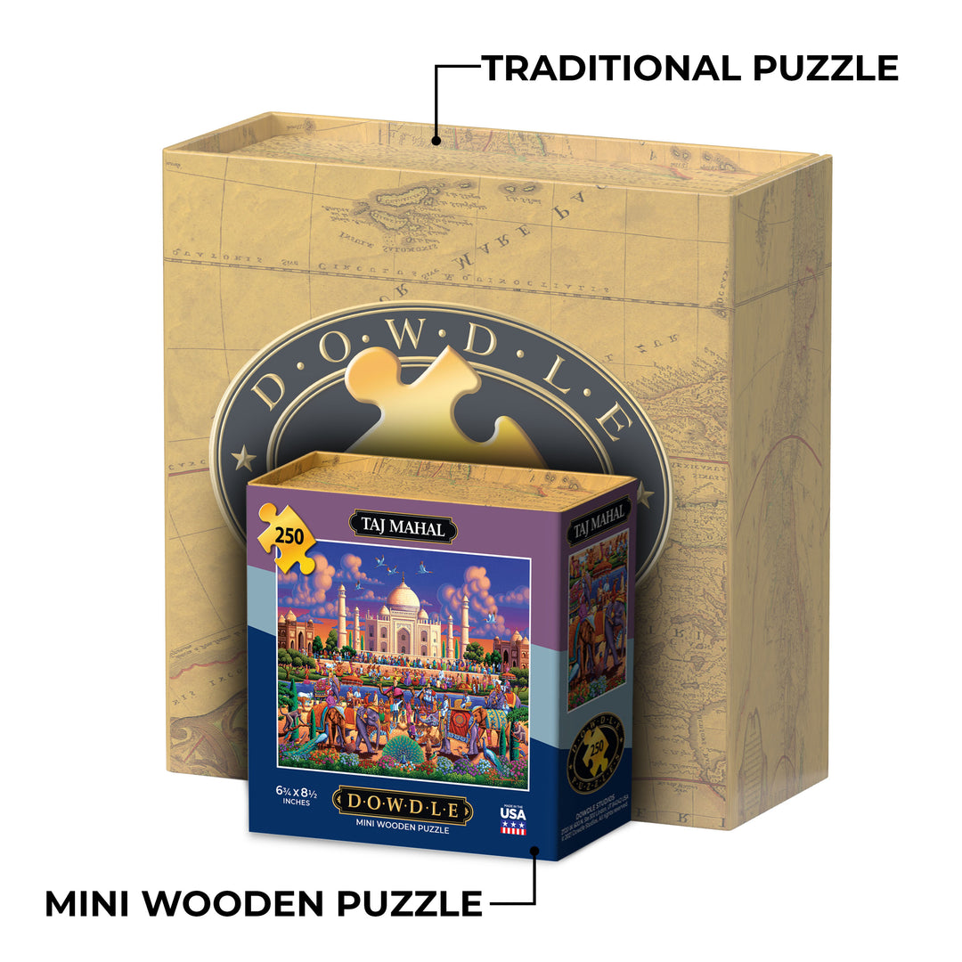 Taj Mahal - Mini Puzzle - 250 Piece