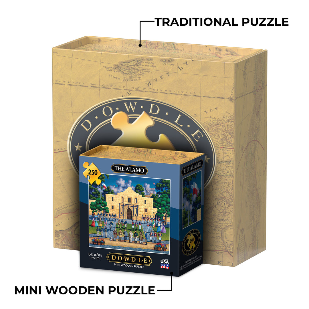 The Alamo - Mini Puzzle - 250 Piece