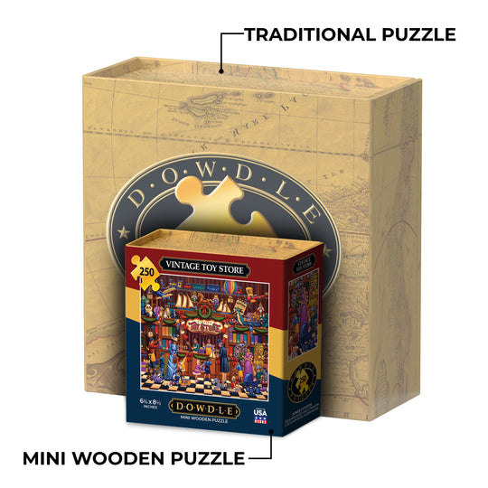 Vintage Toy Store - Mini Puzzle - 250 Piece