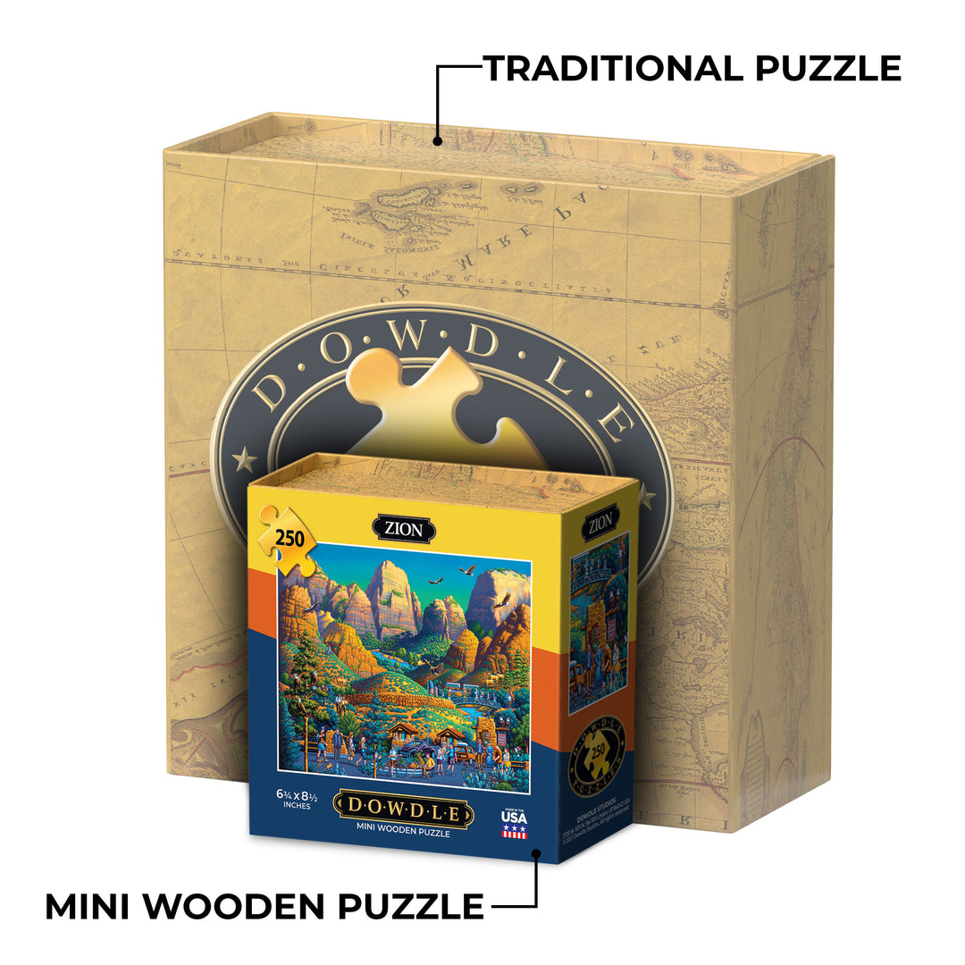 Zion National Park - Mini Puzzle - 250 Piece