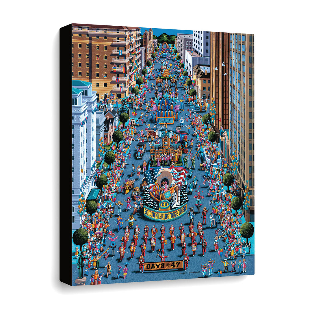 Days of '47 Parade - Canvas Gallery Wrap