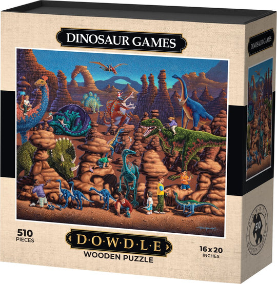Dinosaur Games - Wooden Puzzle