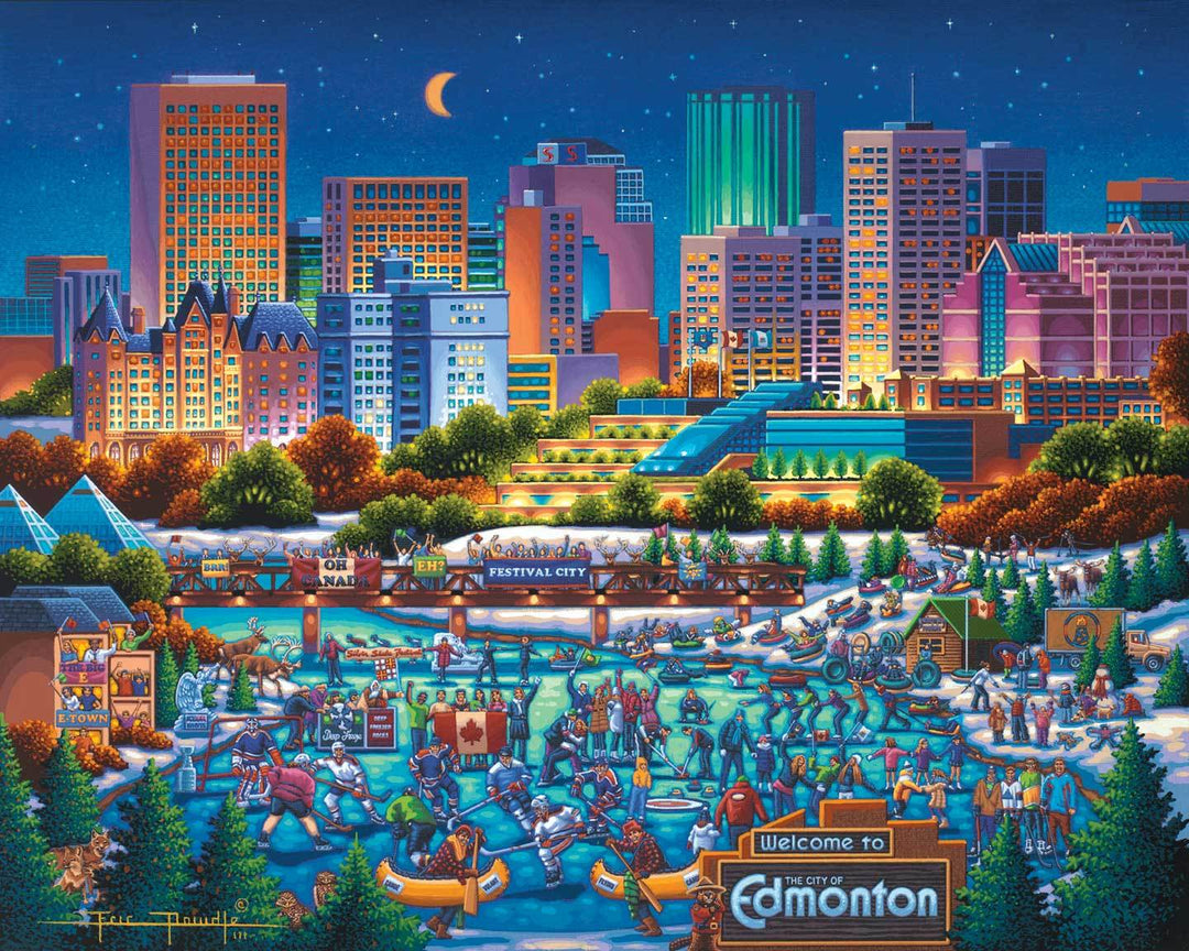 Edmonton Poster Print