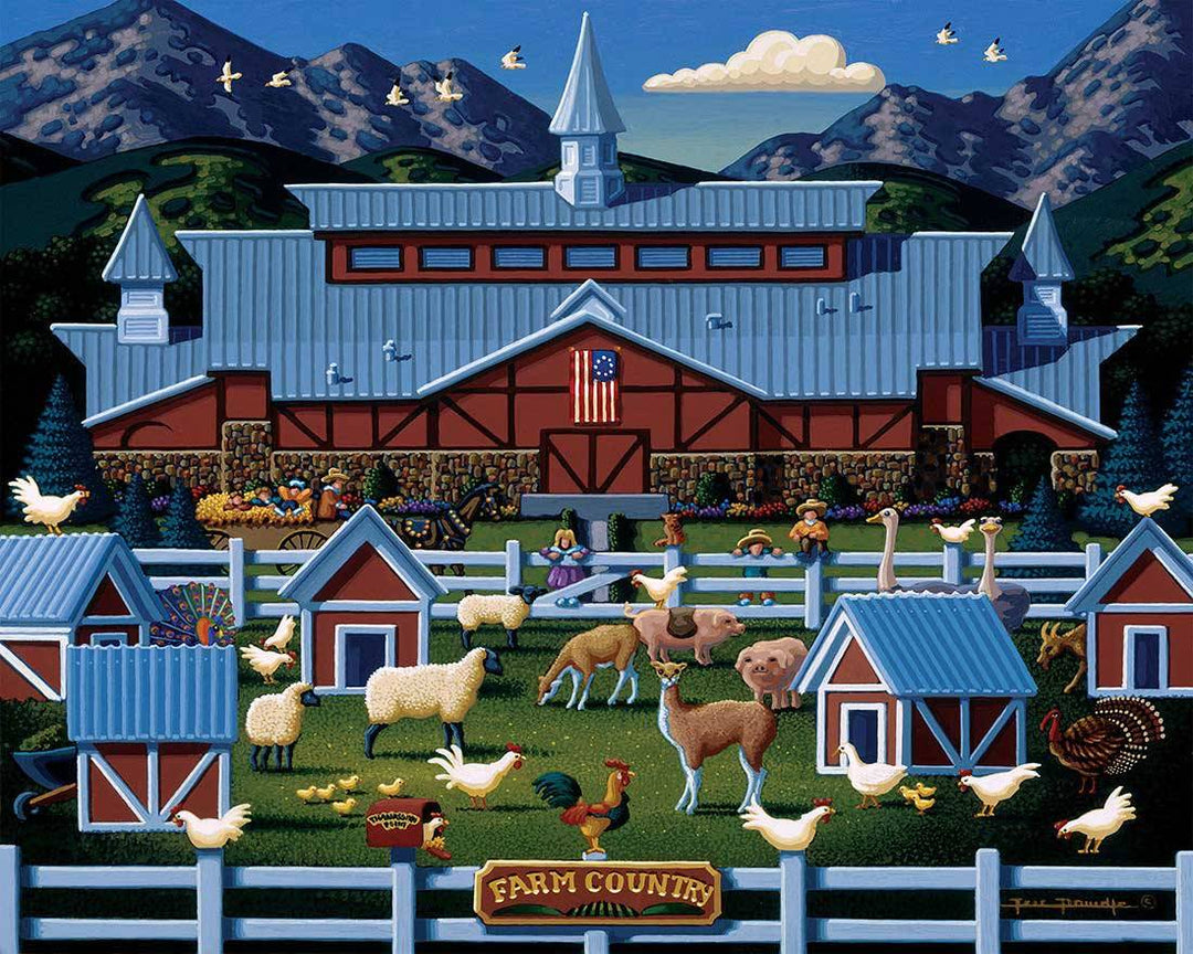 Farm Country Canvas Gallery Wrap