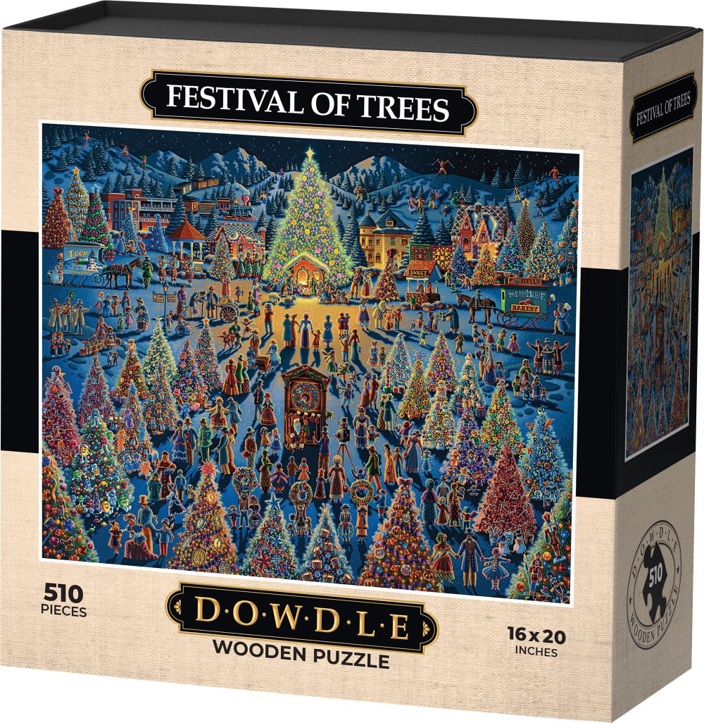 Festival of Trees - Wooden Puzzle