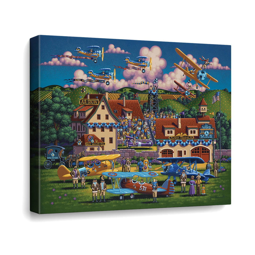 Flying Aces Canvas Gallery Wrap