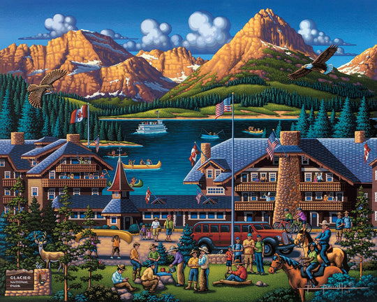 Glacier National Park Canvas Gallery Wrap