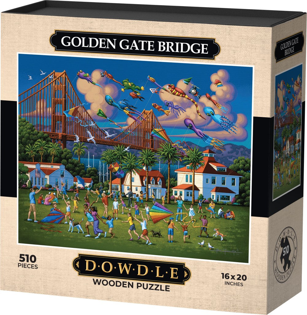 Golden Gate Bridge - Wooden Puzzle
