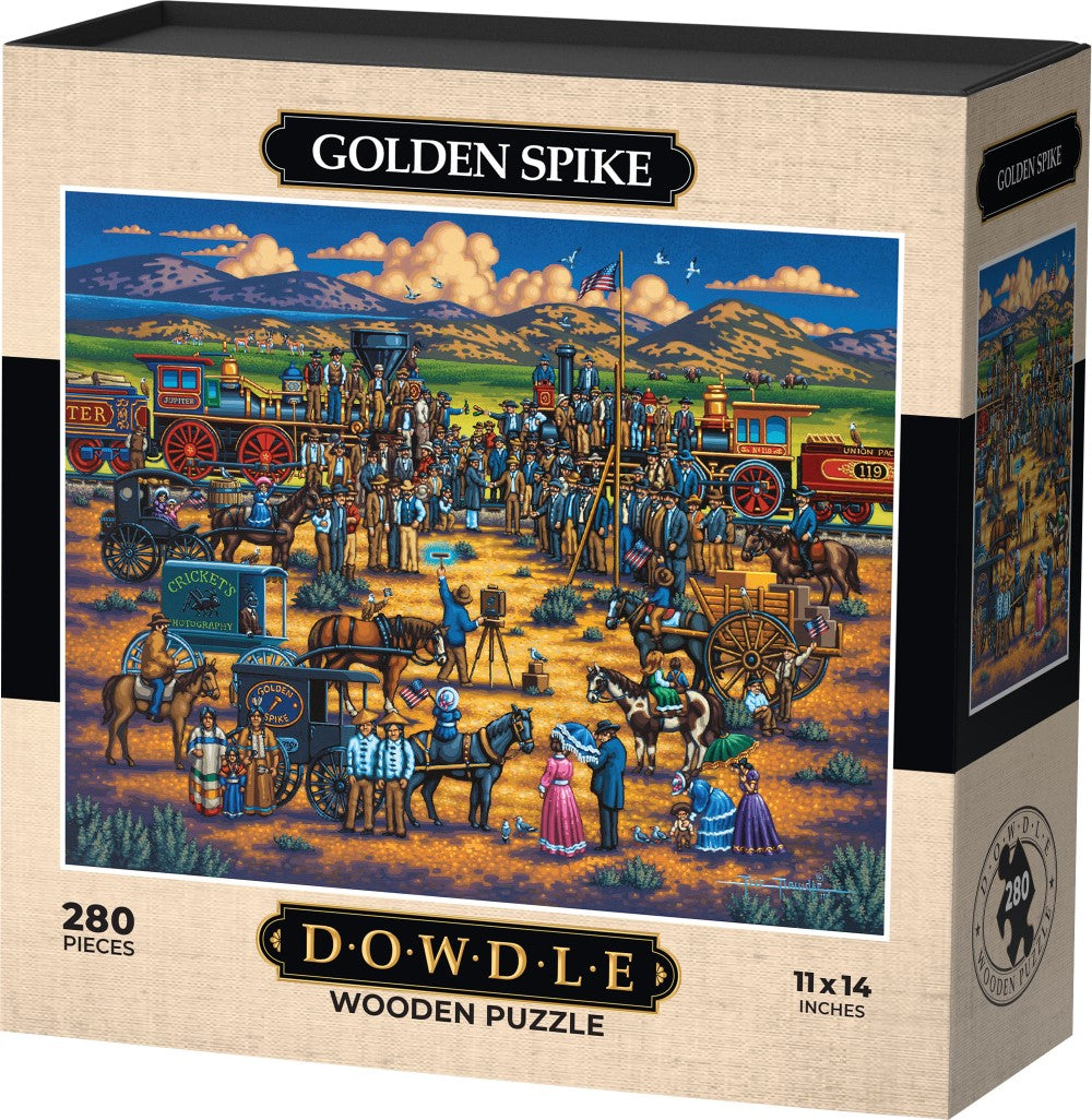 Golden Spike - Wooden Puzzle
