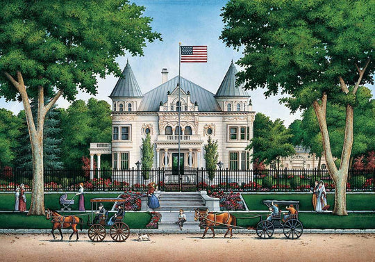 Governor's Mansion Canvas Gallery Wrap