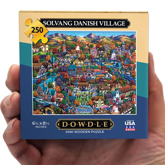 Solvang Danish Village - Mini Puzzle - 250 Piece