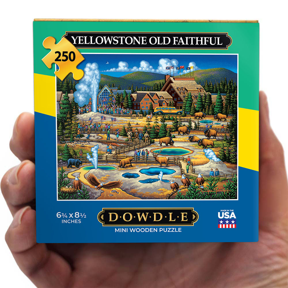 Yellowstone Old Faithful - Mini Puzzle - 250 Piece