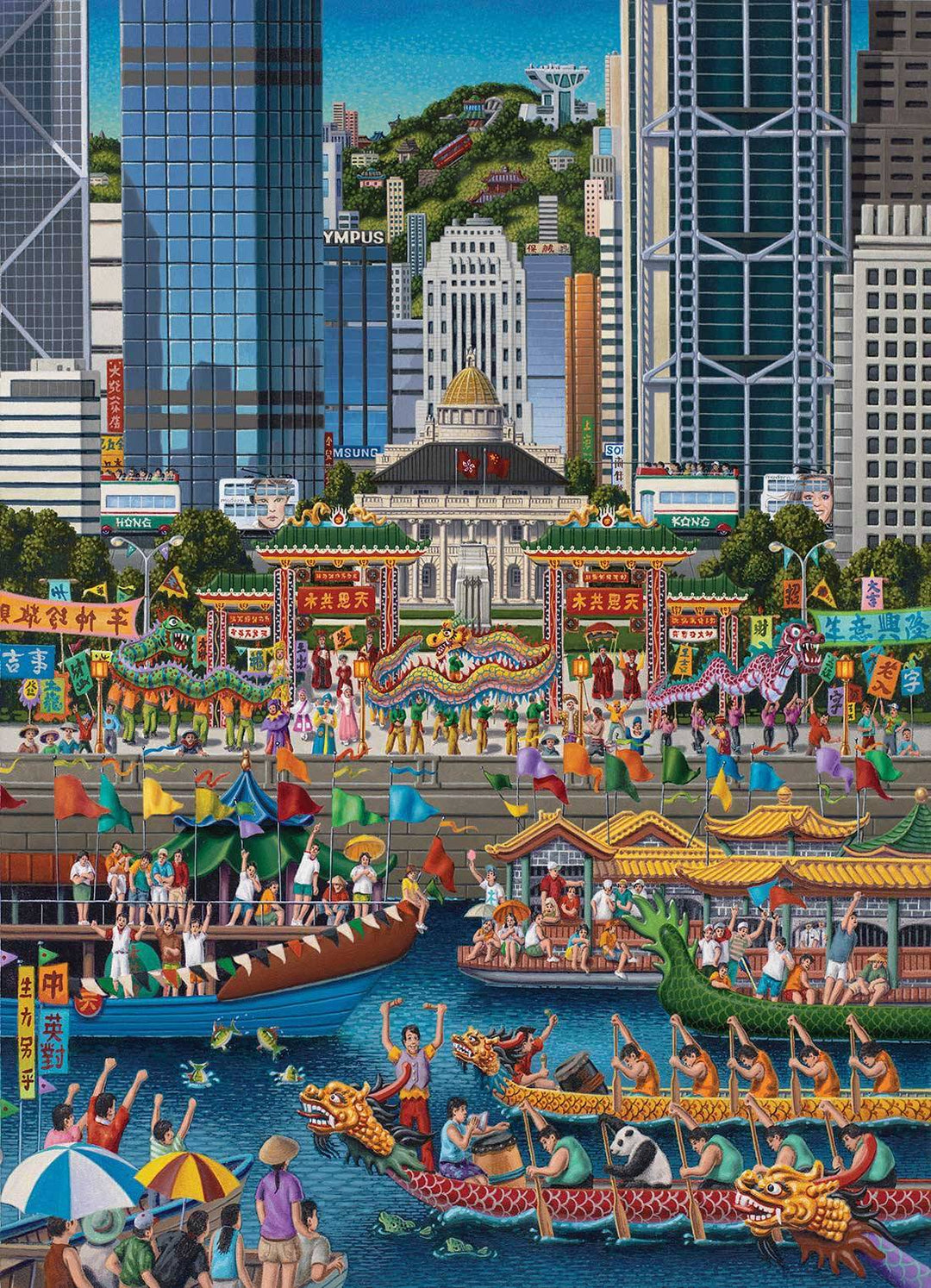 Hong Kong Canvas Gallery Wrap