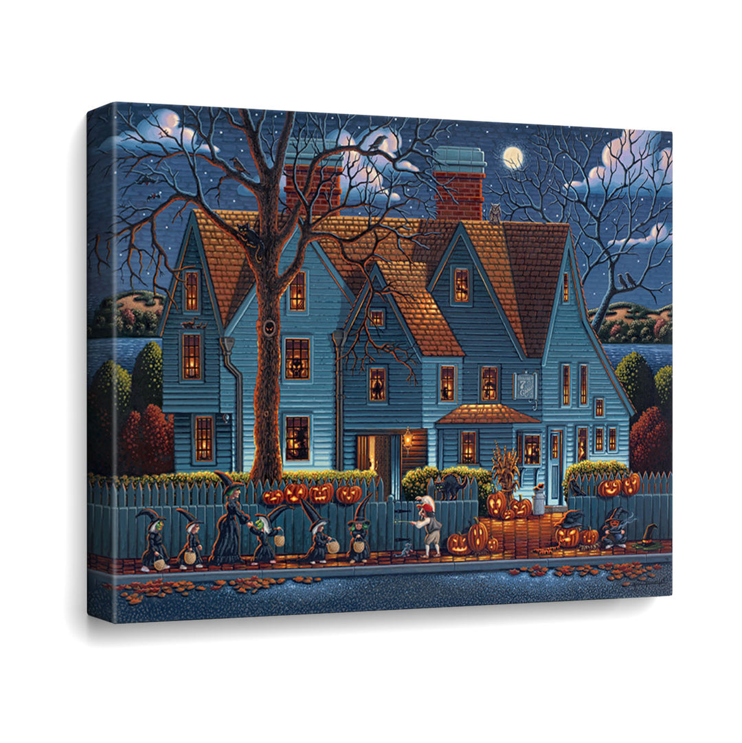 House of Seven Gables Canvas Gallery Wrap