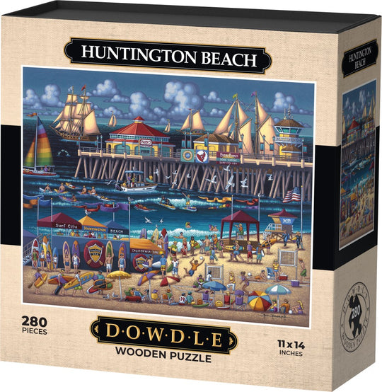 Huntington Beach - Wooden Puzzle