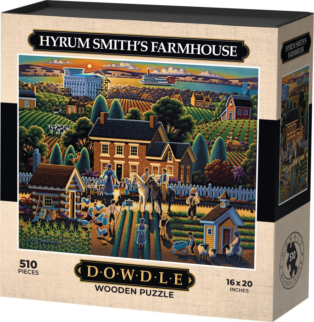 Hyrum Smith's Farmhouse - Wooden Puzzle