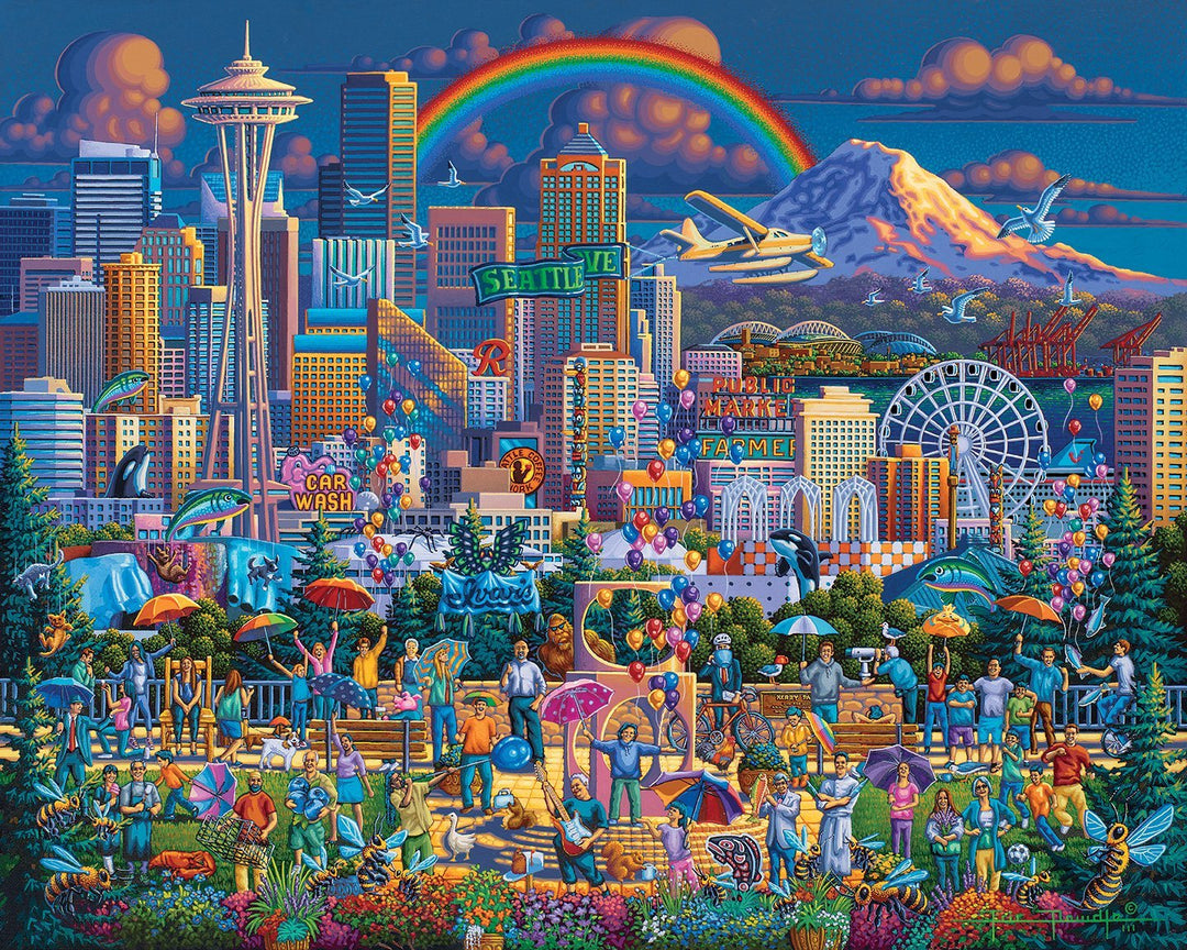 I Love Seattle - Mini Puzzle - 250 Piece